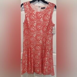 New with tag Tommy Hilfiger Coral Lace Dress